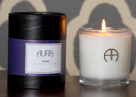 A "Cosmic" Scented Candle review from Aura Candles